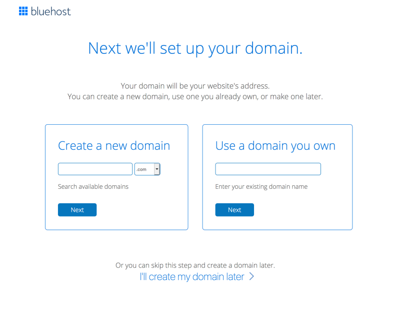 Bluehost WordPress Tutorial How to start a blog and register a domain name