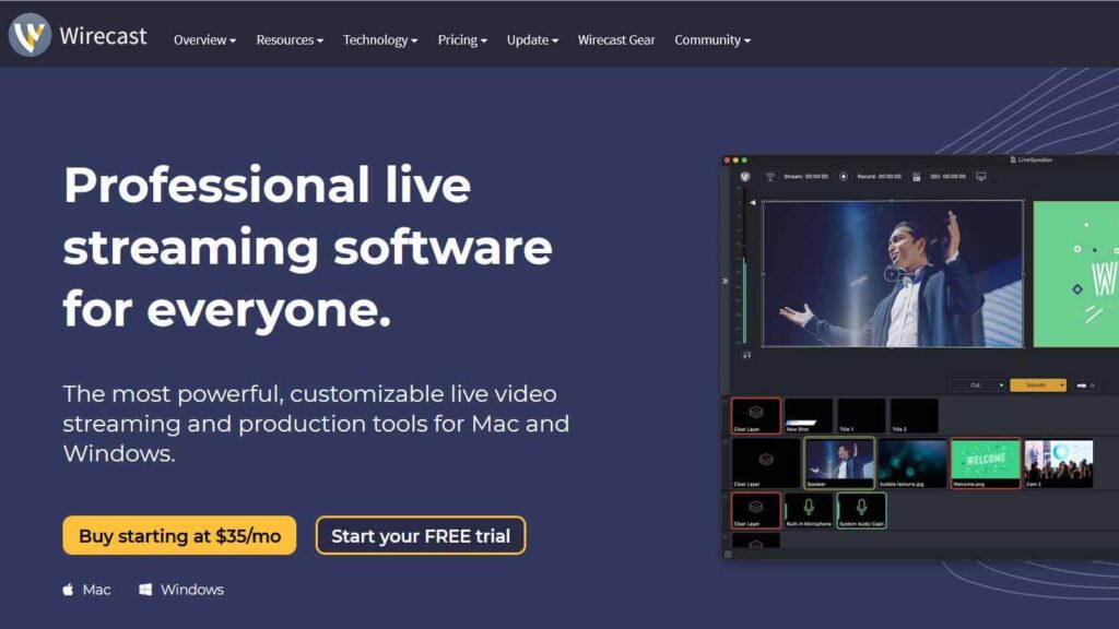 best-streaming-software-wirecast